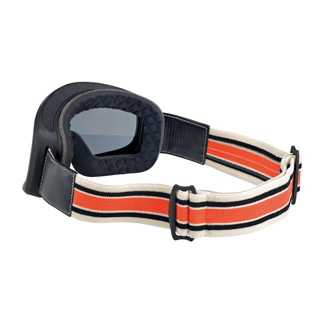 Biltwell Overland 2.0 Racer Goggles Black / Cream / Orange