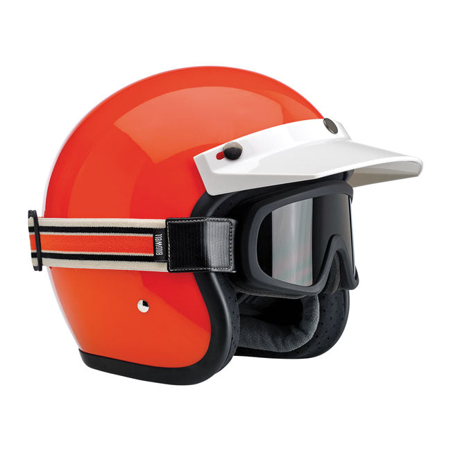 Biltwell Overland 2.0 Racer Goggles Black / Cream / Orange