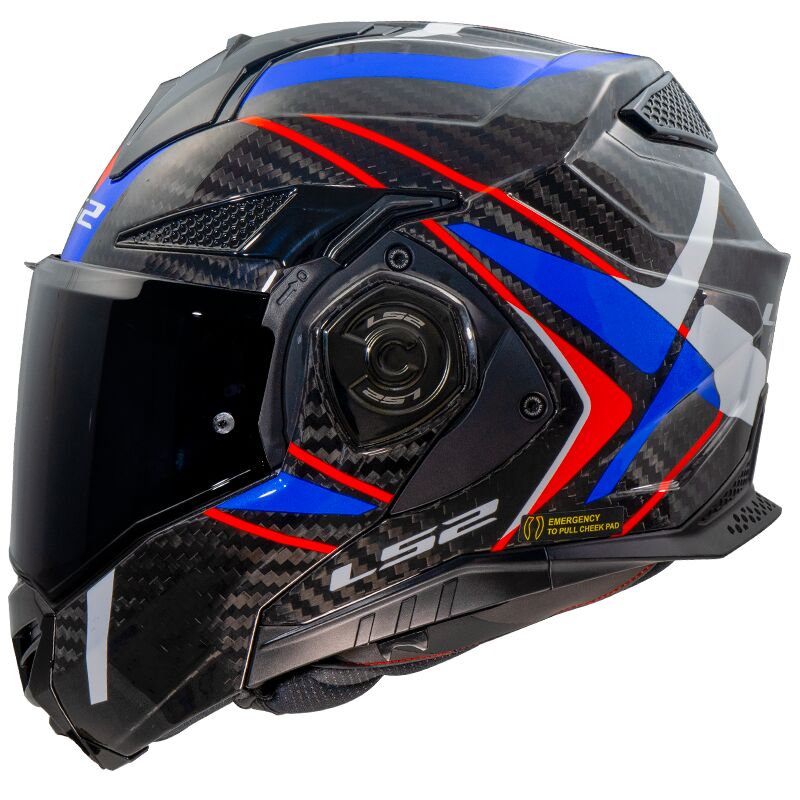 LS2 FF901 Advant X Carbon Future 2 White / Blue