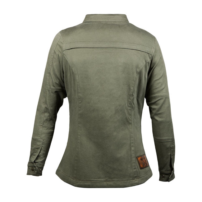 John Doe XTM Ladies Motoshirt Olive