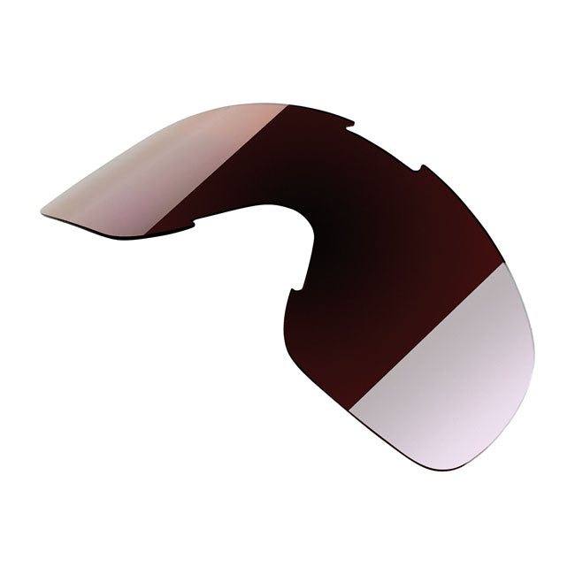 Biltwell Overland Goggles Lens Chrome Mirror Brown