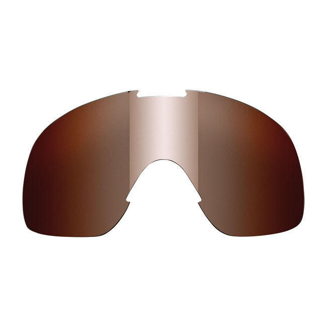 Biltwell Overland Goggles Lens Chrome Mirror Brown