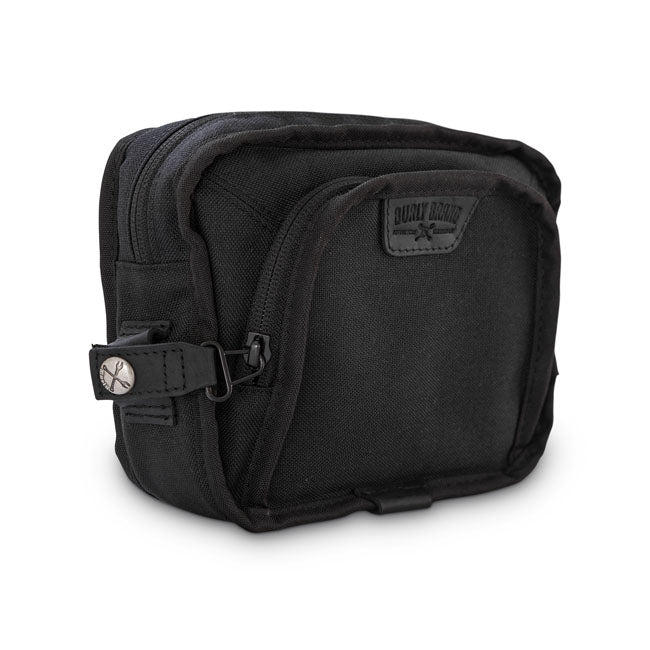 Burly Voyager Handlebar Bag Black Cordura