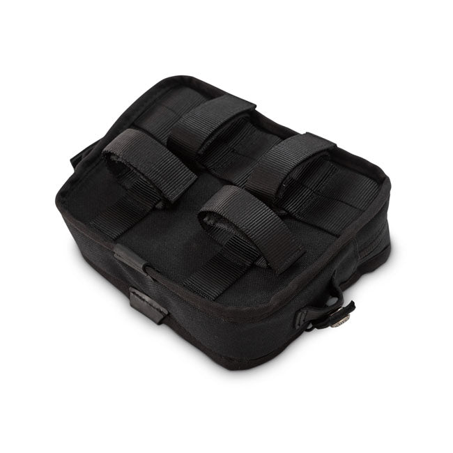 Burly Voyager Handlebar Bag Black Cordura