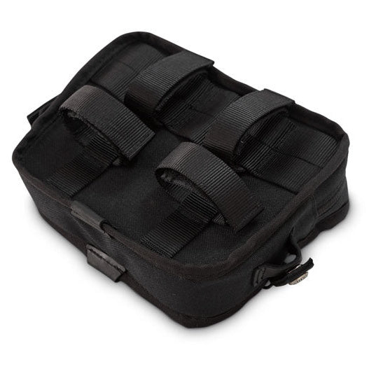 Burly Voyager black Cordura handlebar bag – mounting straps