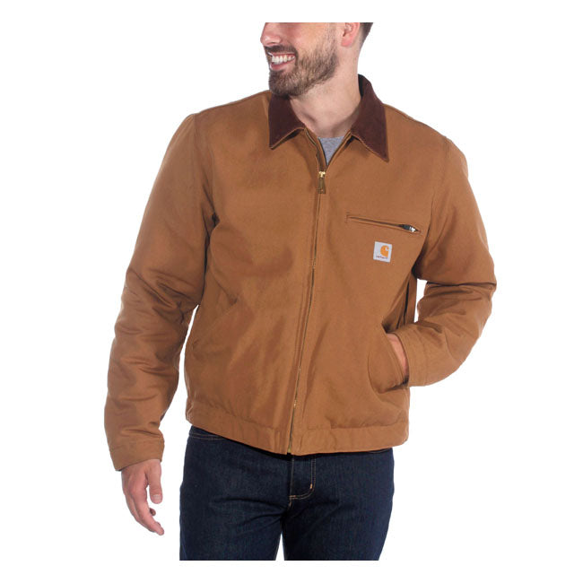 Carhartt Duck Detroit Jacket Carhartt Brown