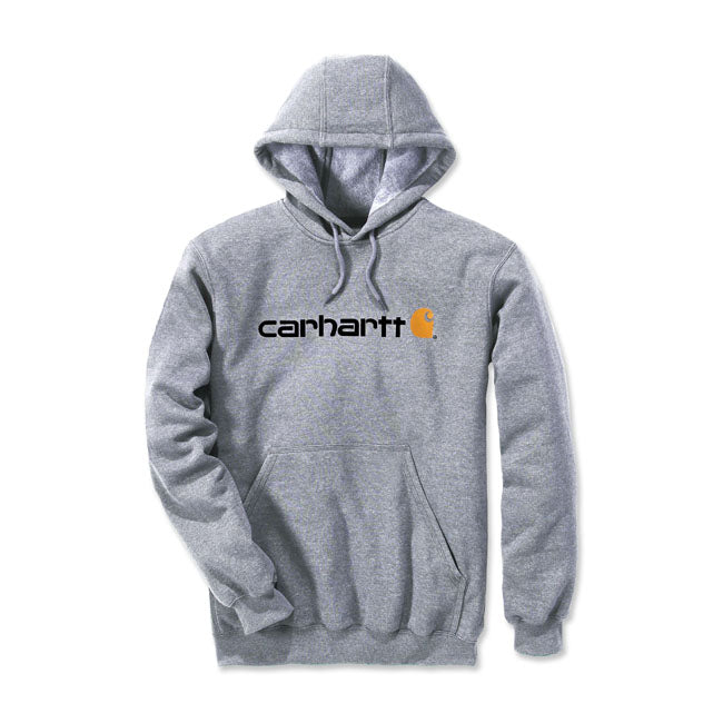 Carhartt Signature Logo Hoodie Heather Grey