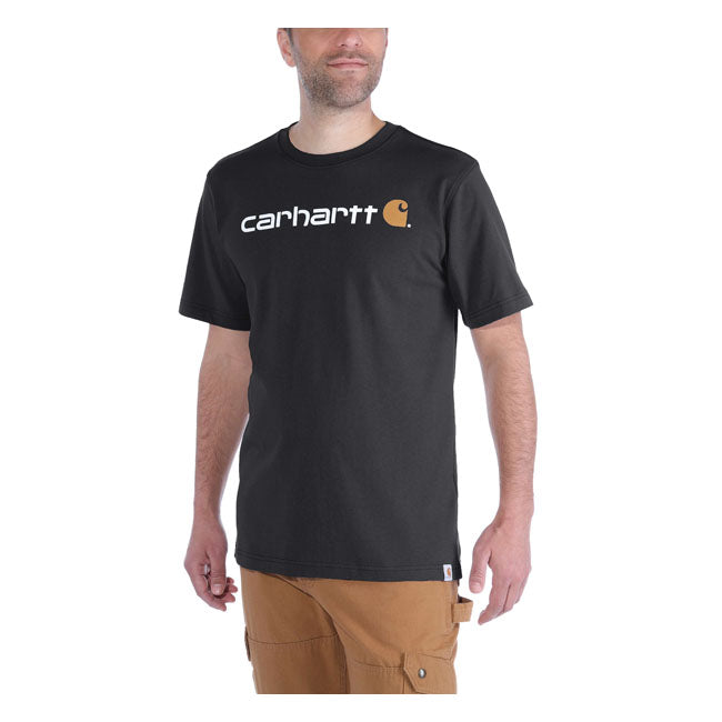 Carhartt Core Logo Short Sleeves T-Shirt Black