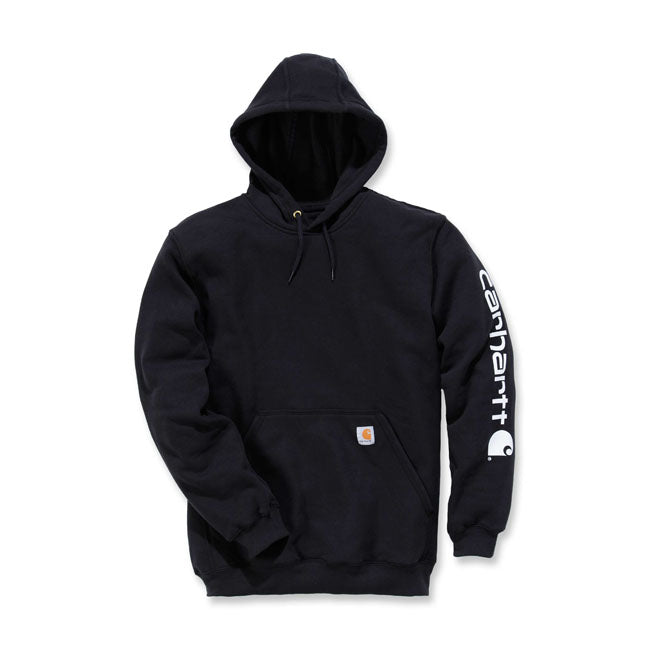 Carhartt Sleeve Logo Hoodie Black