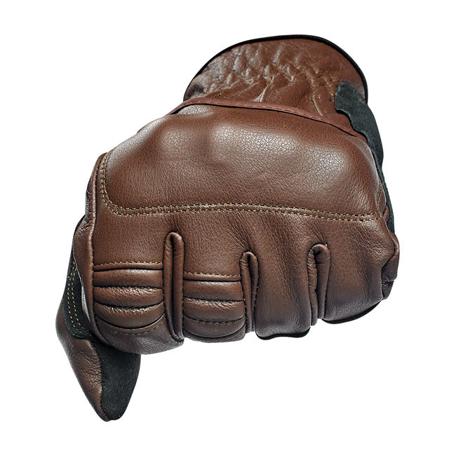 Biltwell Belden Gloves Chocolate / Black CE Approved
