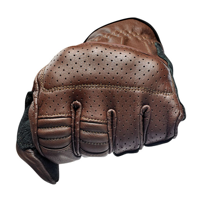 Biltwell Borrego Gloves Chocolate / Black CE Approved