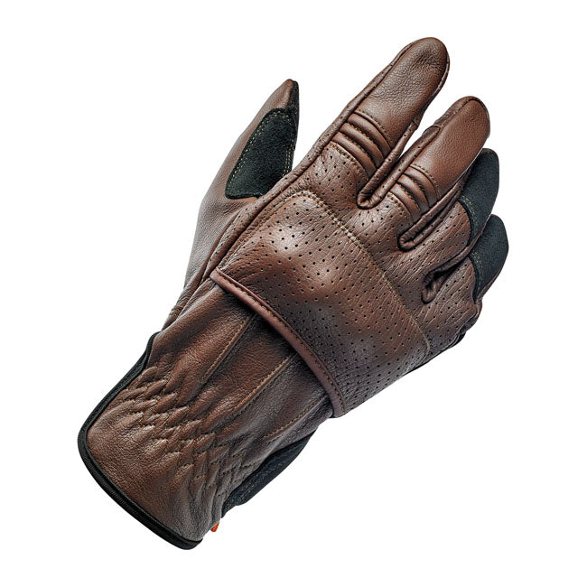Biltwell Borrego Gloves Chocolate / Black CE Approved
