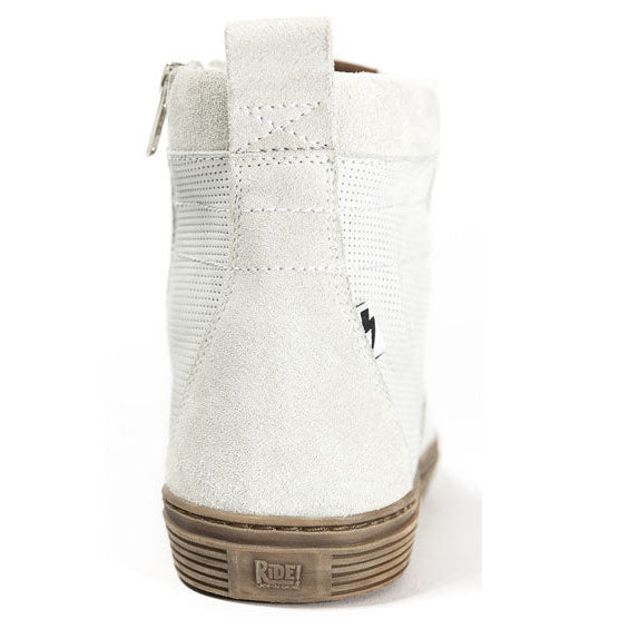 John Doe Motorcycle Sneakers Neo White / Brown CE Approved - additional product view 1