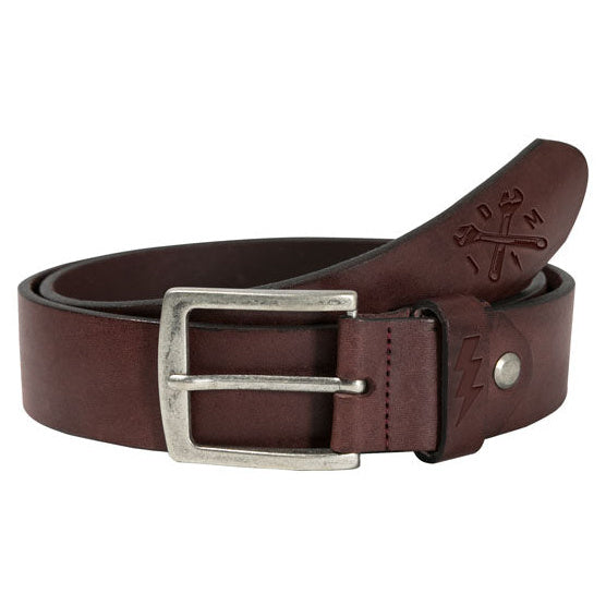 John Doe Leather Belt Cross Tool Dark Brown - product view