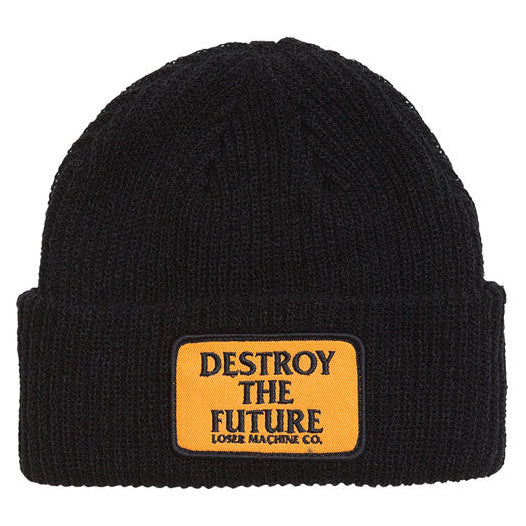 Loser Machine Token Beanie Black - product view