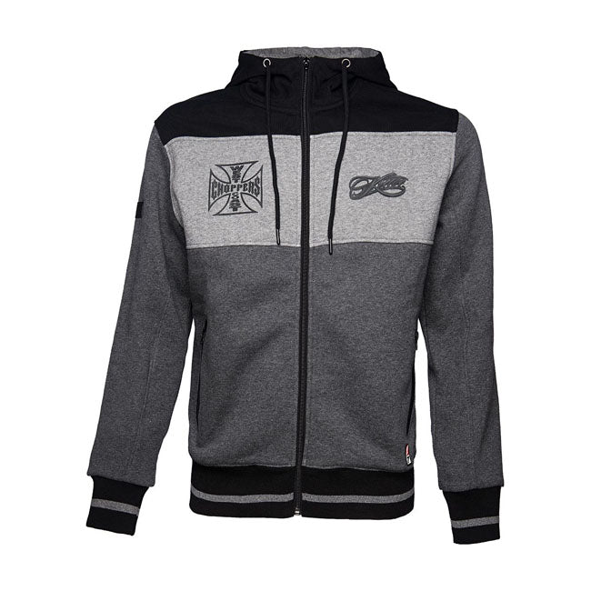West Coast Choppers Kimi Script Logo Jacket Grey / Black
