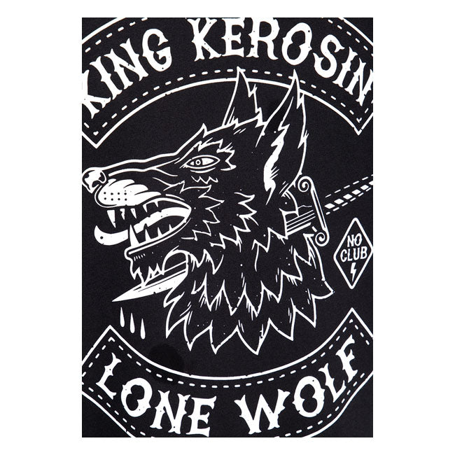 King Kerosin Lone Wolf T-Shirt Black