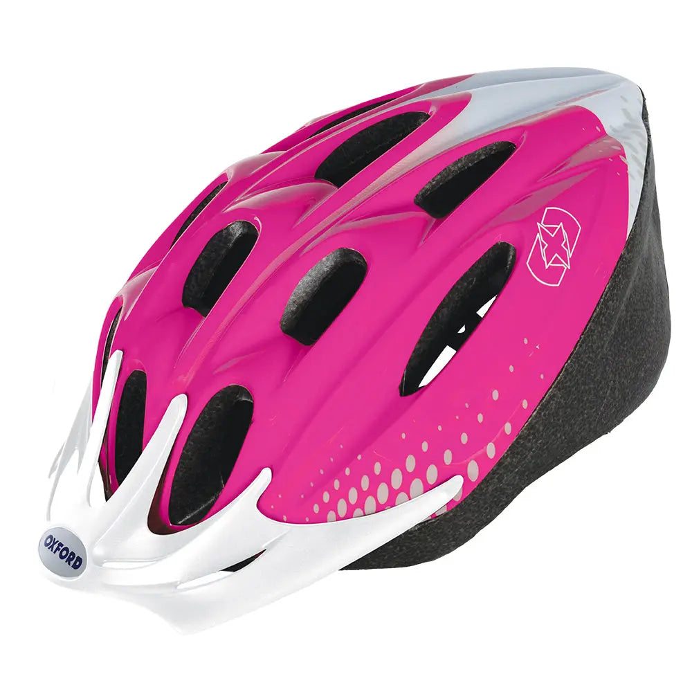 Oxford F15 Helmet Pink / White - FREE UK Shipping, FREE 365 Day Returns | Moto Central