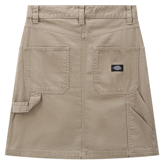 Dickies Shongaloo Ladies Skirt Khaki - rear product view