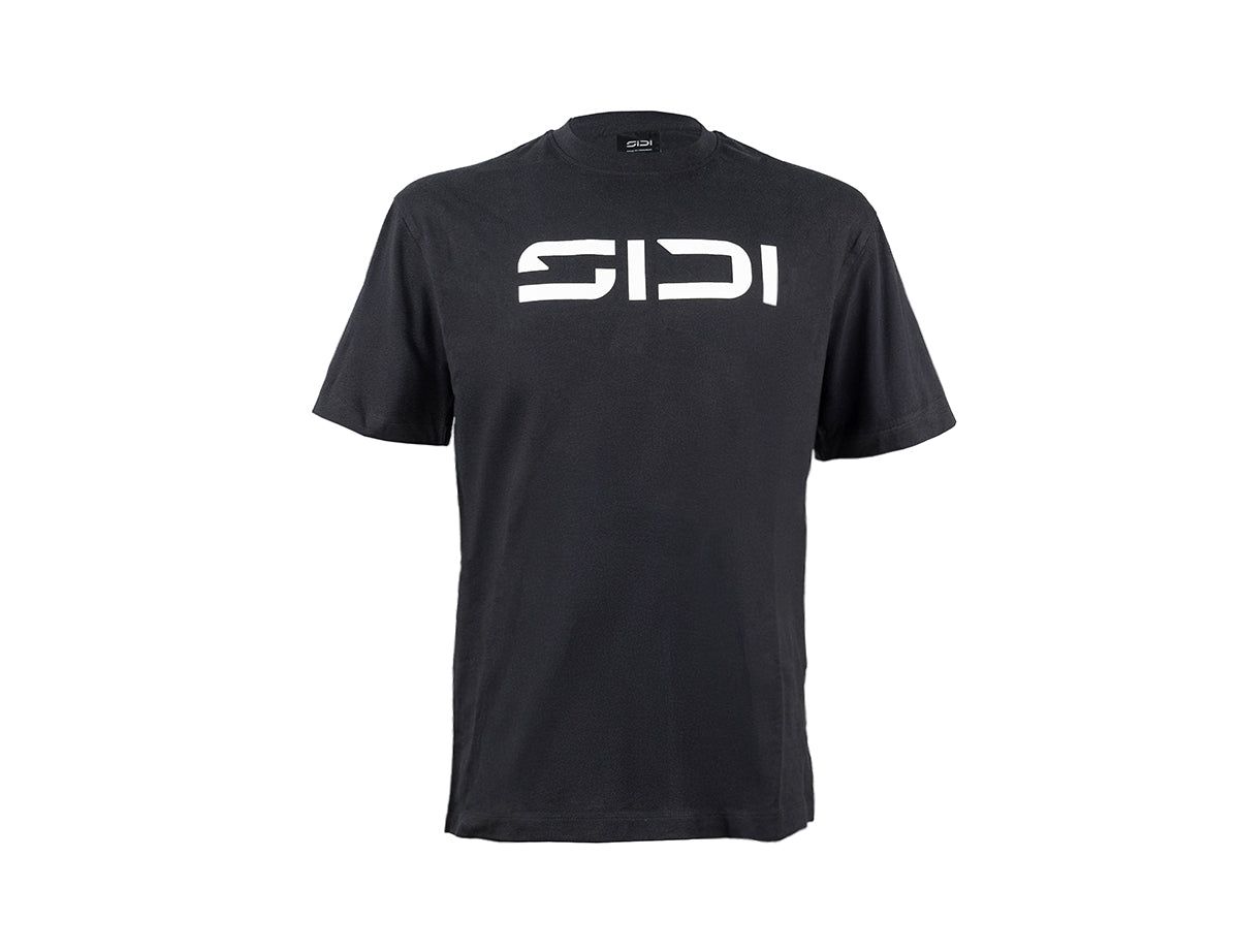 Sidi Elementa T-Shirt Black FREE UK Delivery, FREE 365 Day Returns | Moto Central