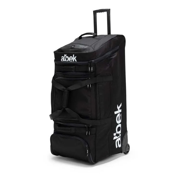 Albek Meridian Gear Bag Black - 165 Liters - wheeled gear bag view