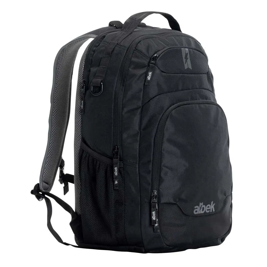 Albek Whitebridge Backpack Black - 39.5 Liters - front view