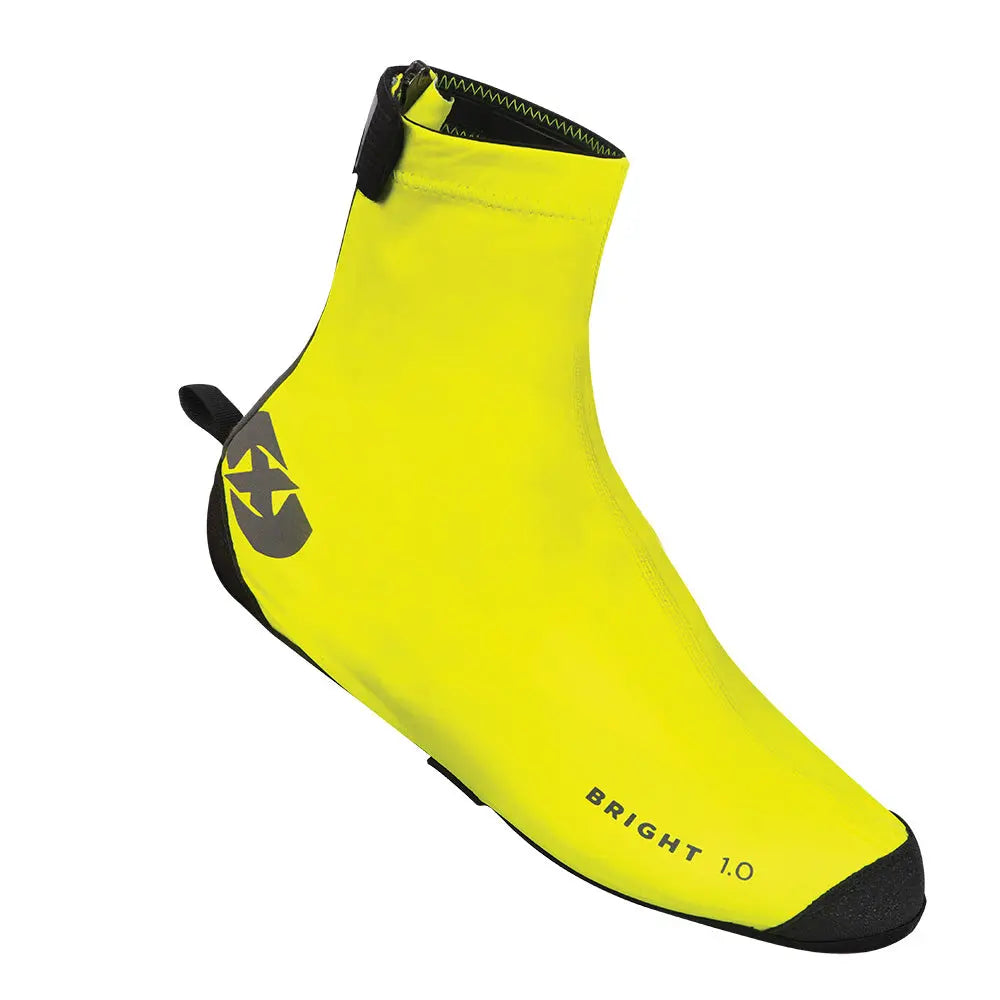 Oxford Bright 1.0 Overshoes Yellow - FREE UK Shipping, FREE 365 Day Returns | Moto Central