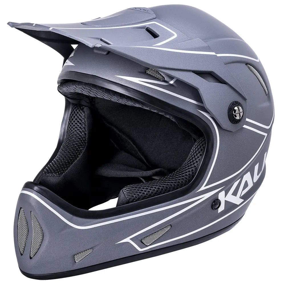 Kali Alpine Rage Helmet Matt Grey / Silver - FREE UK Shipping, FREE 365 Day Returns | Moto Central