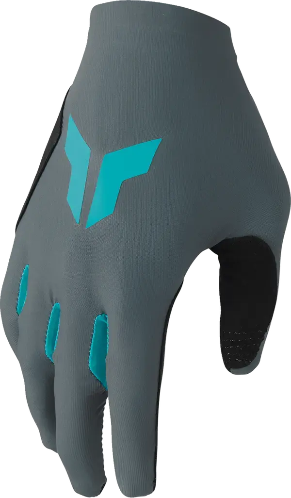 Thor Sportmode Iconic Ladies Textile Gloves Aqua / Black / Grey - FREE UK Shipping, FREE 365 Day Returns | Moto Central