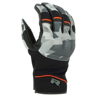 Richa Desert 2 Textile Gloves Camo Grey / Red