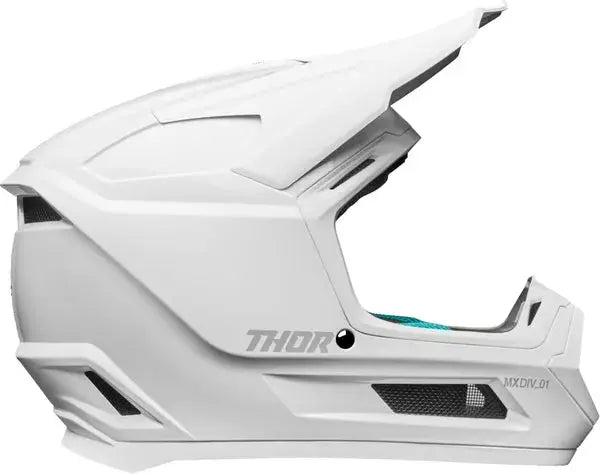 Thor Fleet Youth Whiteout Matt White - FREE UK Shipping, FREE 365 Day Returns | Moto Central