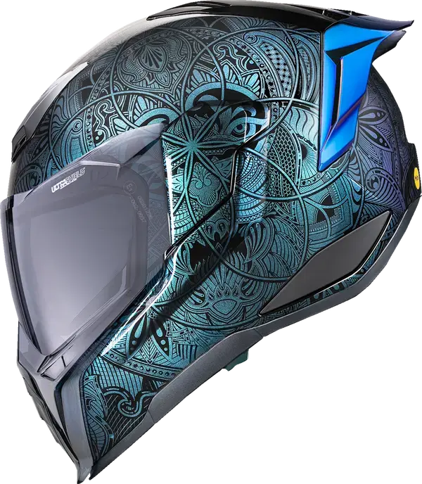 Icon Ultraflite Opal Mandala MIPS Blue - FREE UK Shipping, FREE 365 Day Returns | Moto Central