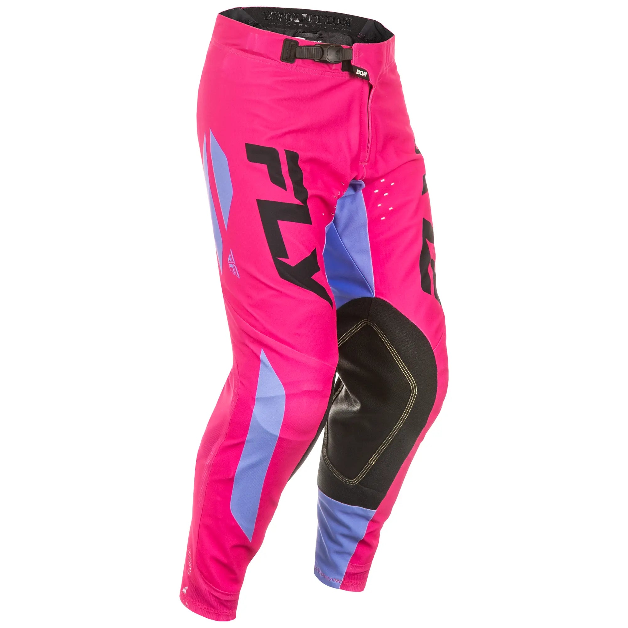 Fly Racing Evo DST MX Trouser Pink / Lavender / Black - FREE UK Shipping, FREE 365 Day Returns | Moto Central