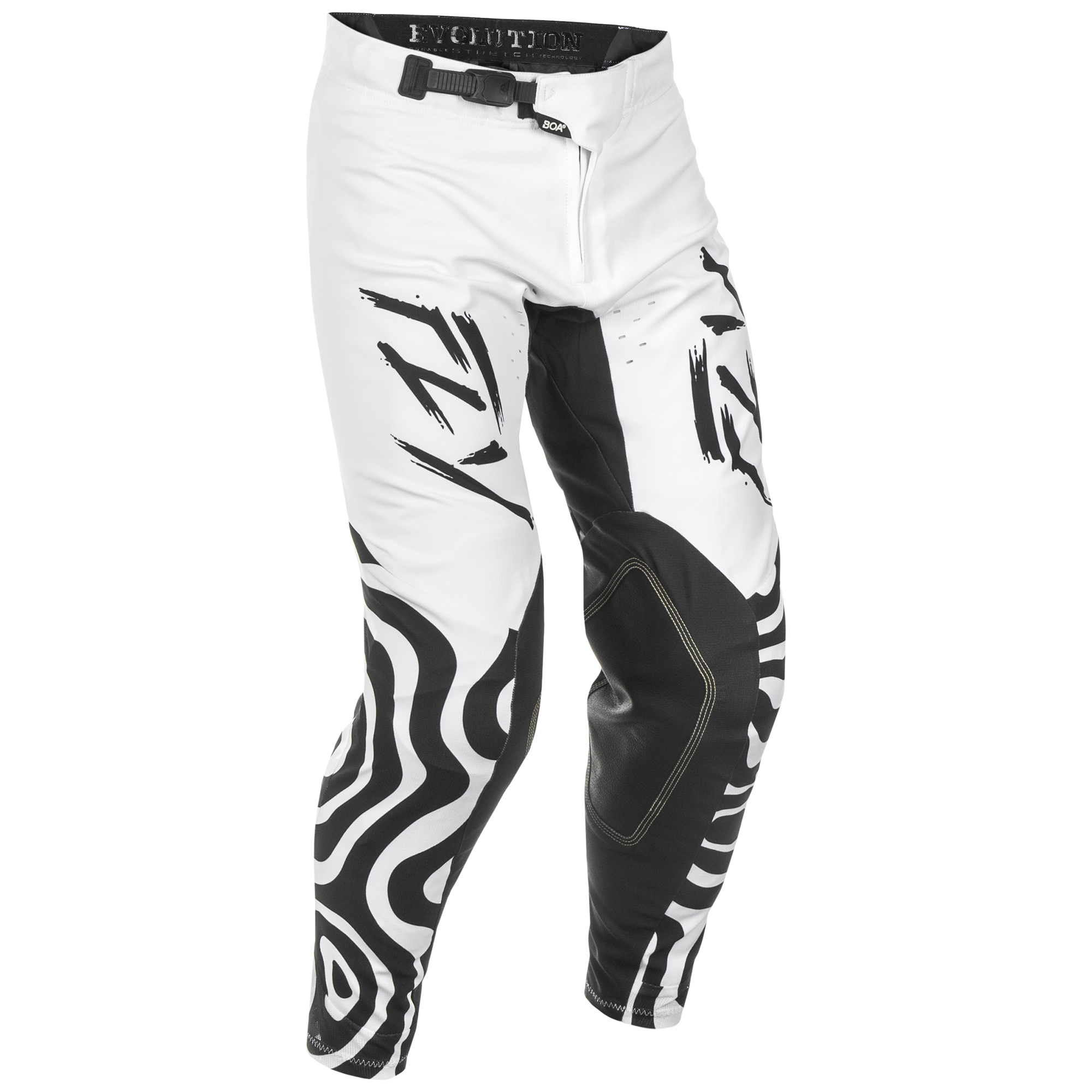 Fly Racing Evo DST MX Trouser White / Black - FREE UK Shipping, FREE 365 Day Returns | Moto Central