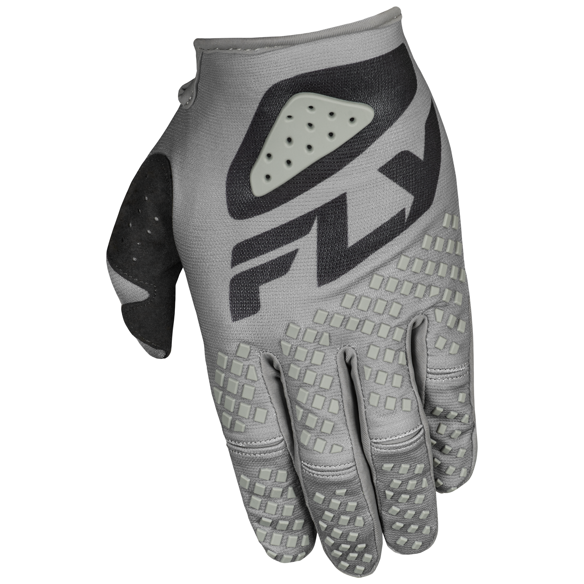 Fly Racing Kinetic SYM MX Gloves Grey / Black - FREE UK Shipping, FREE 365 Day Returns | Moto Central