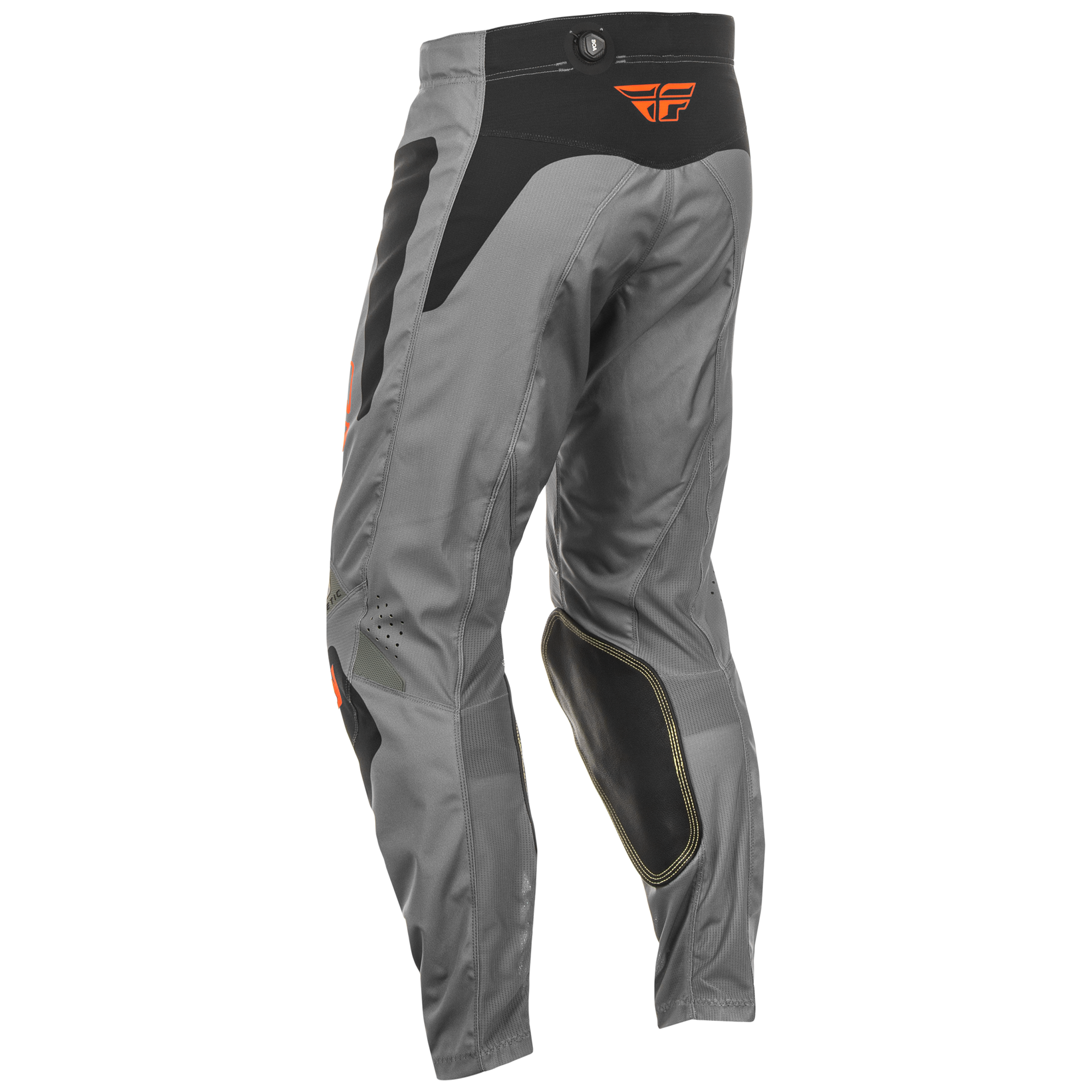 Fly Racing Kinetic SYM MX Trouser Grey / Orange / Black - FREE UK Shipping, FREE 365 Day Returns | Moto Central