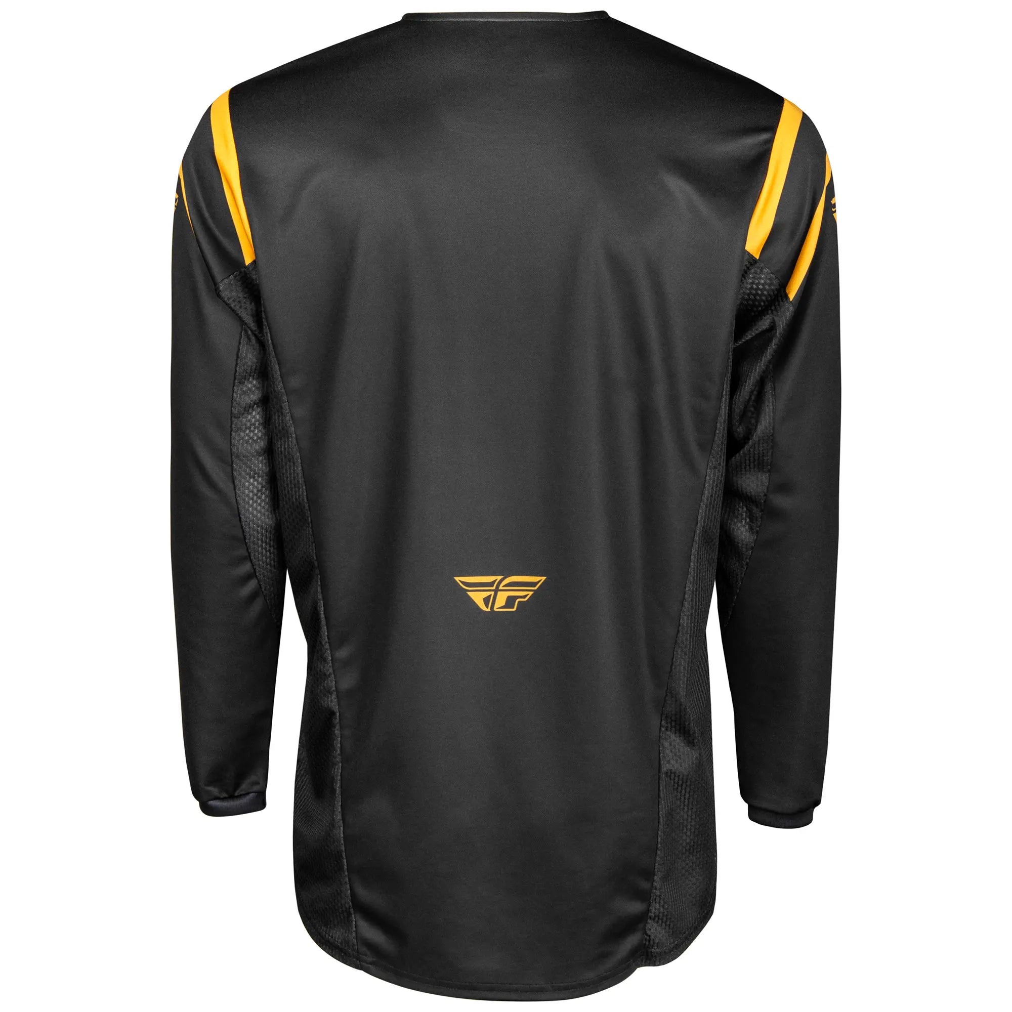 Fly Racing Kinetic Centre MX Jersey Black / Gold - FREE UK Shipping, FREE 365 Day Returns | Moto Central
