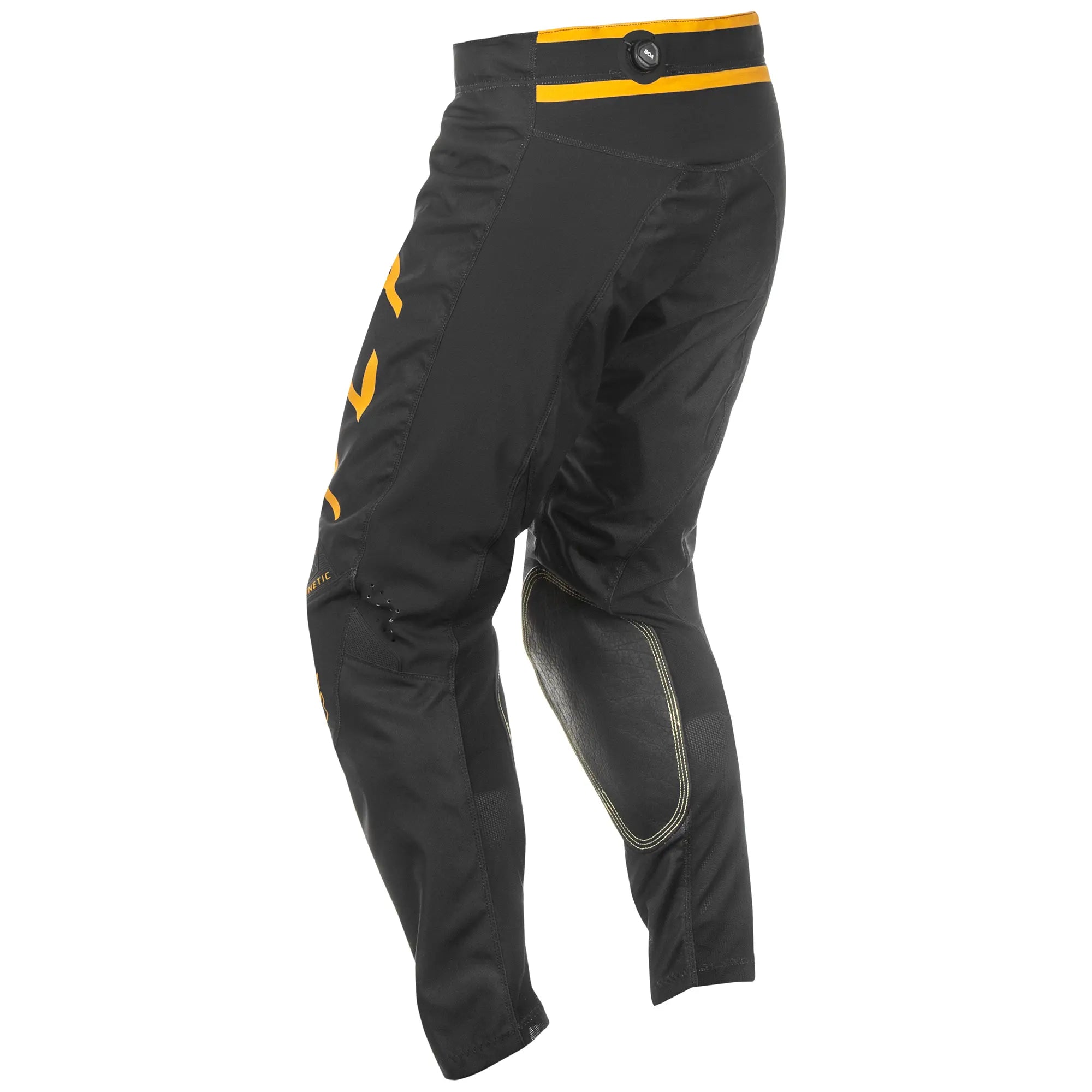 Fly Racing Kinetic Centre MX Trouser Black / Gold - FREE UK Shipping, FREE 365 Day Returns | Moto Central