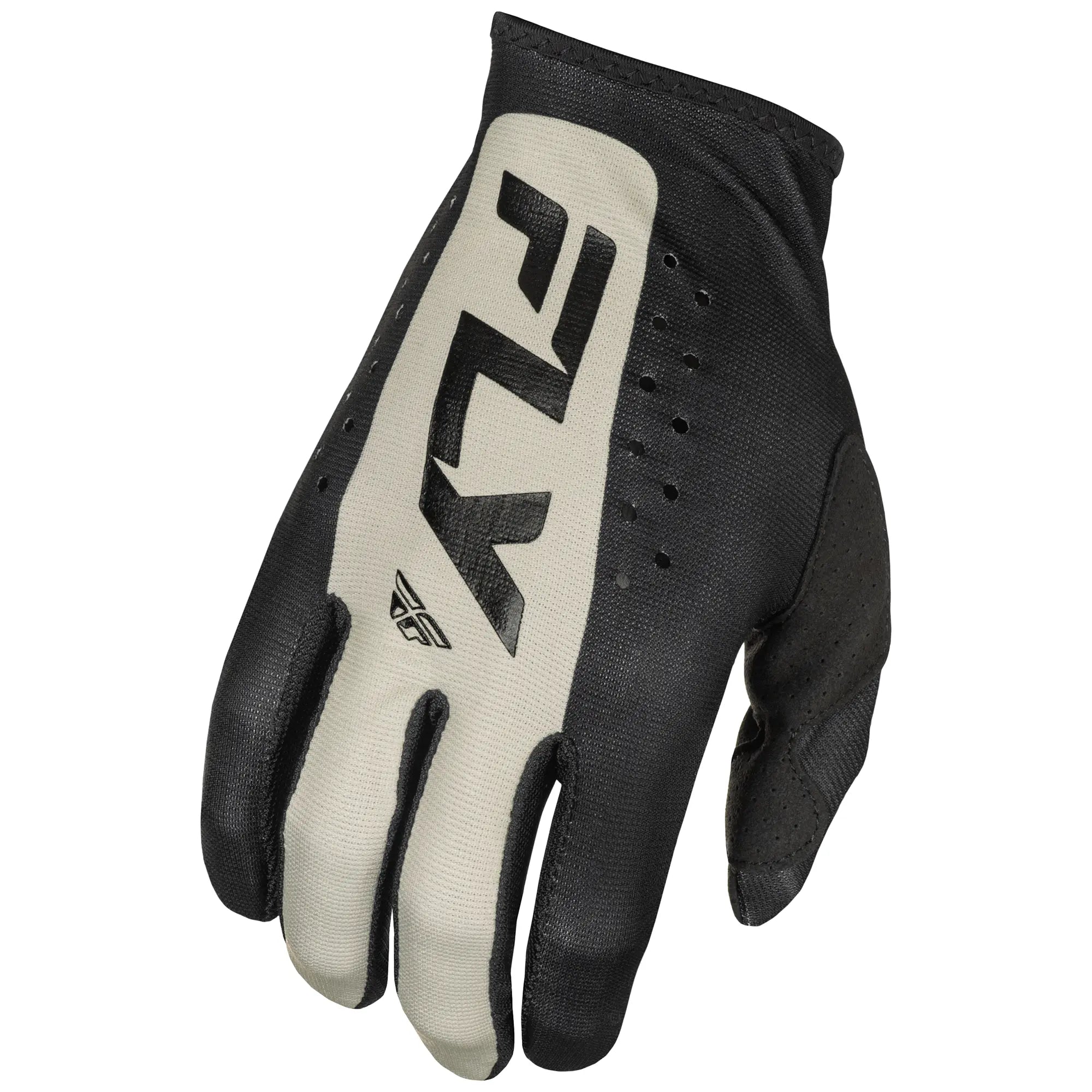 Fly Racing Lite MX Gloves Black / Grey - FREE UK Shipping, FREE 365 Day Returns | Moto Central