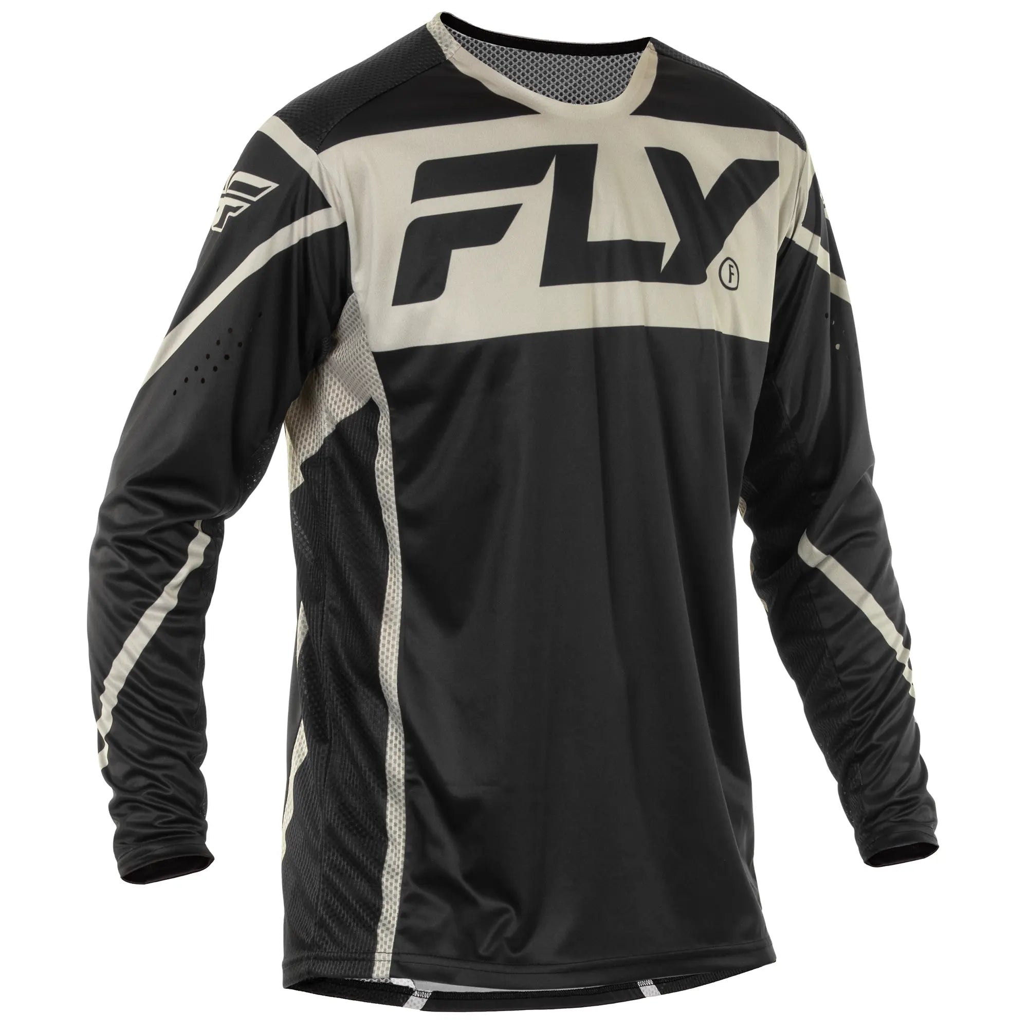 Fly Racing Lite MX Jersey Black / Grey - FREE UK Shipping, FREE 365 Day Returns | Moto Central