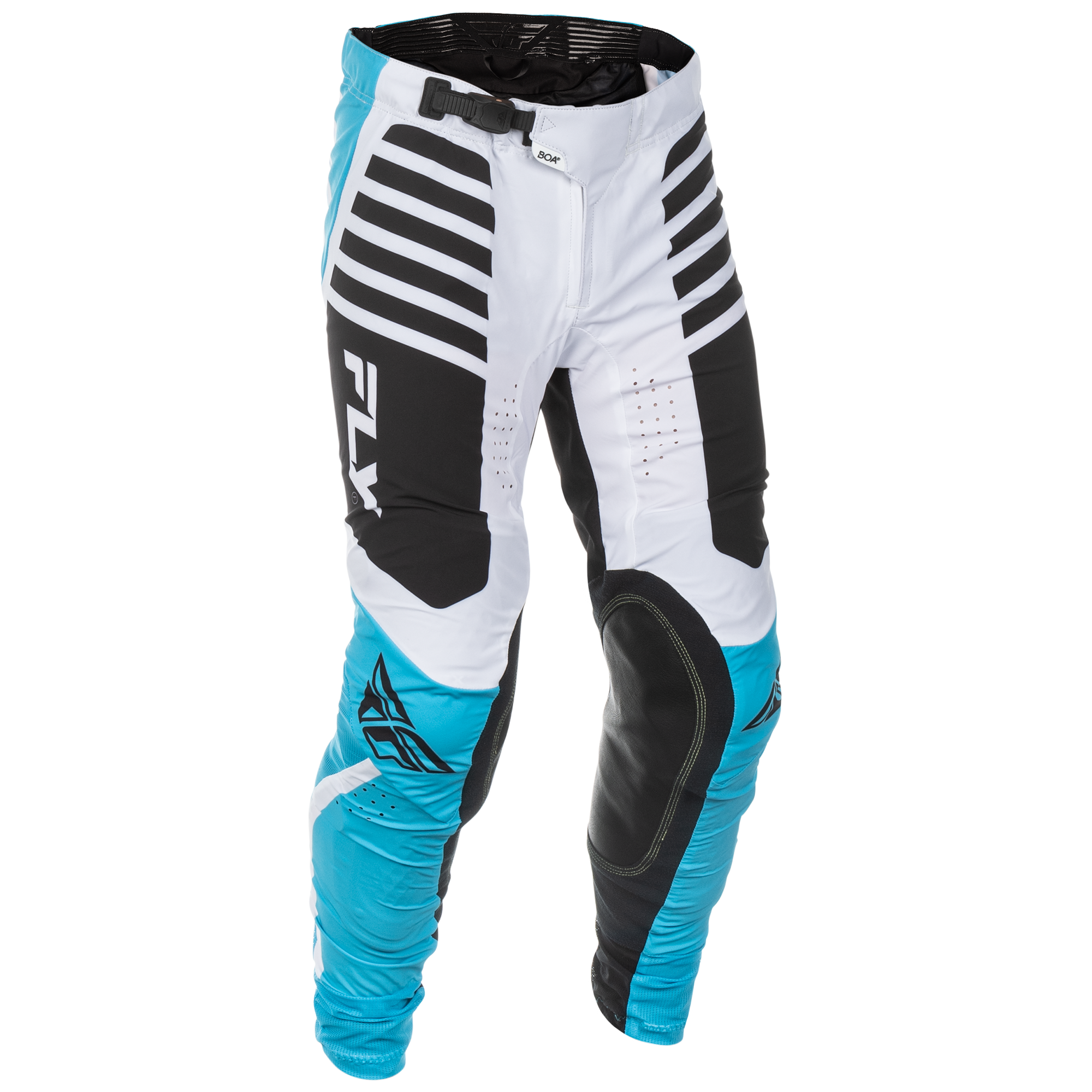 Fly Racing Lite MX Trouser Blue / White / Black - FREE UK Shipping, FREE 365 Day Returns | Moto Central