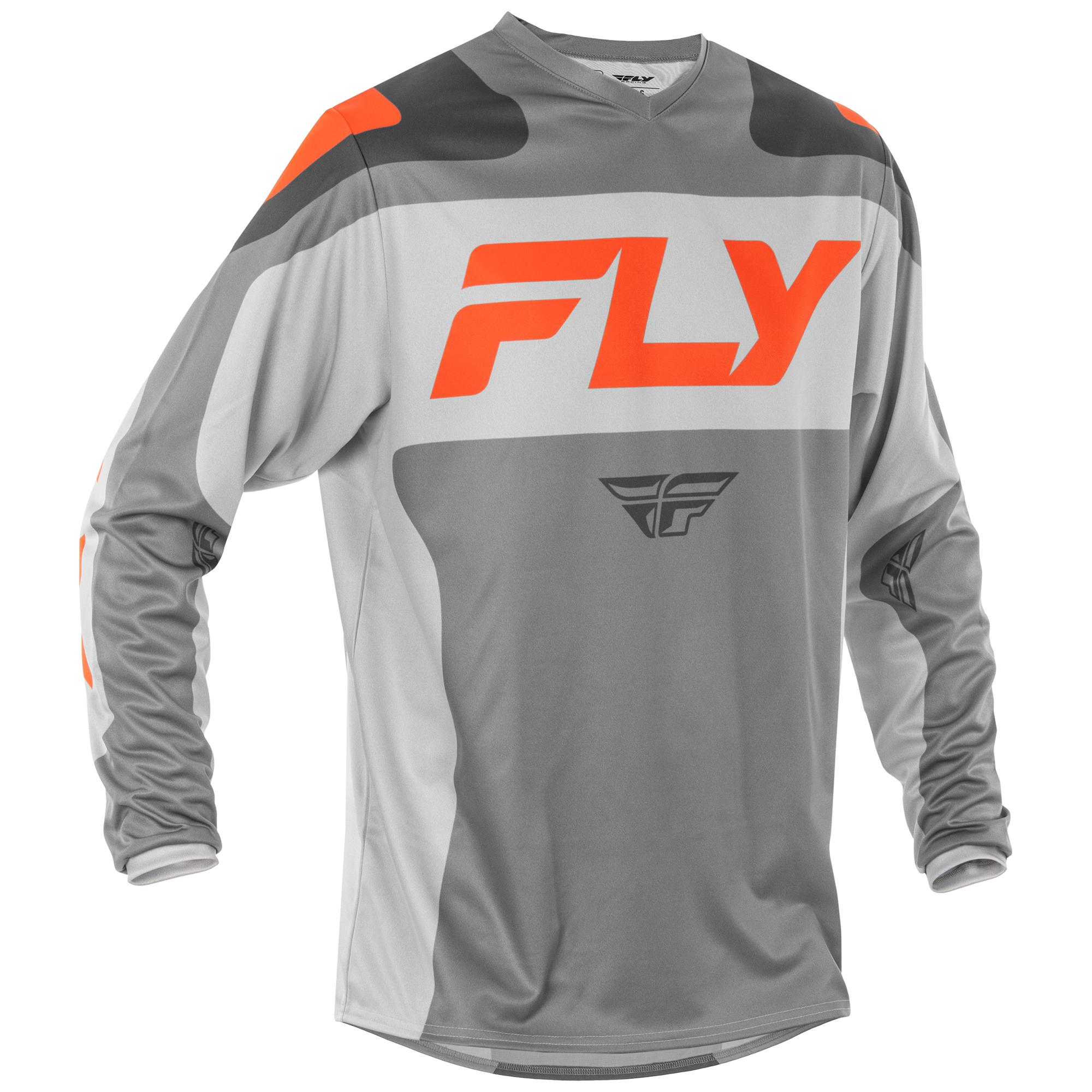 Fly Racing F-16 MX Jersey Grey / Orange - FREE UK Shipping, FREE 365 Day Returns | Moto Central