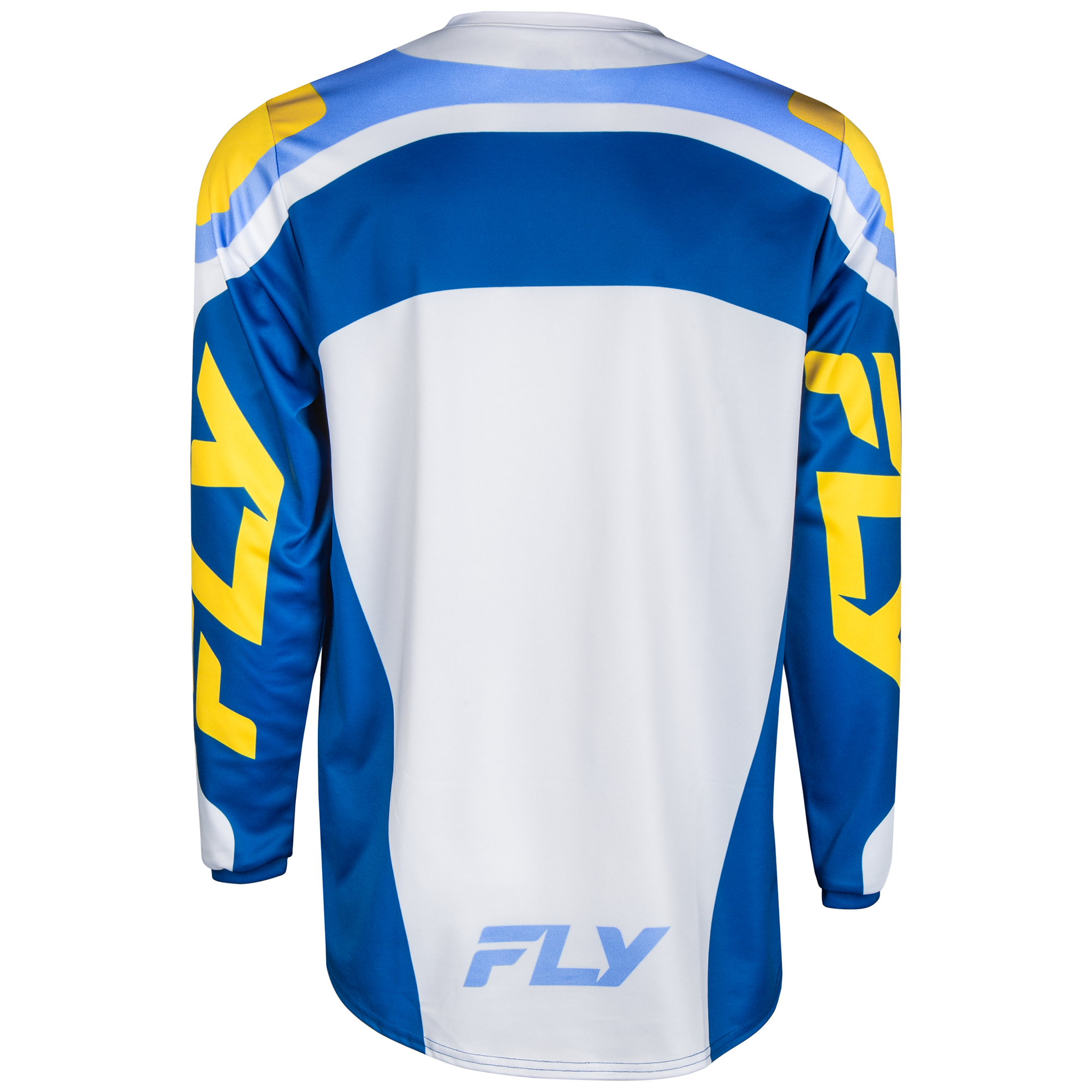 Fly Racing F-16 MX Jersey White / Dark Blue / Yellow - FREE UK Shipping, FREE 365 Day Returns | Moto Central