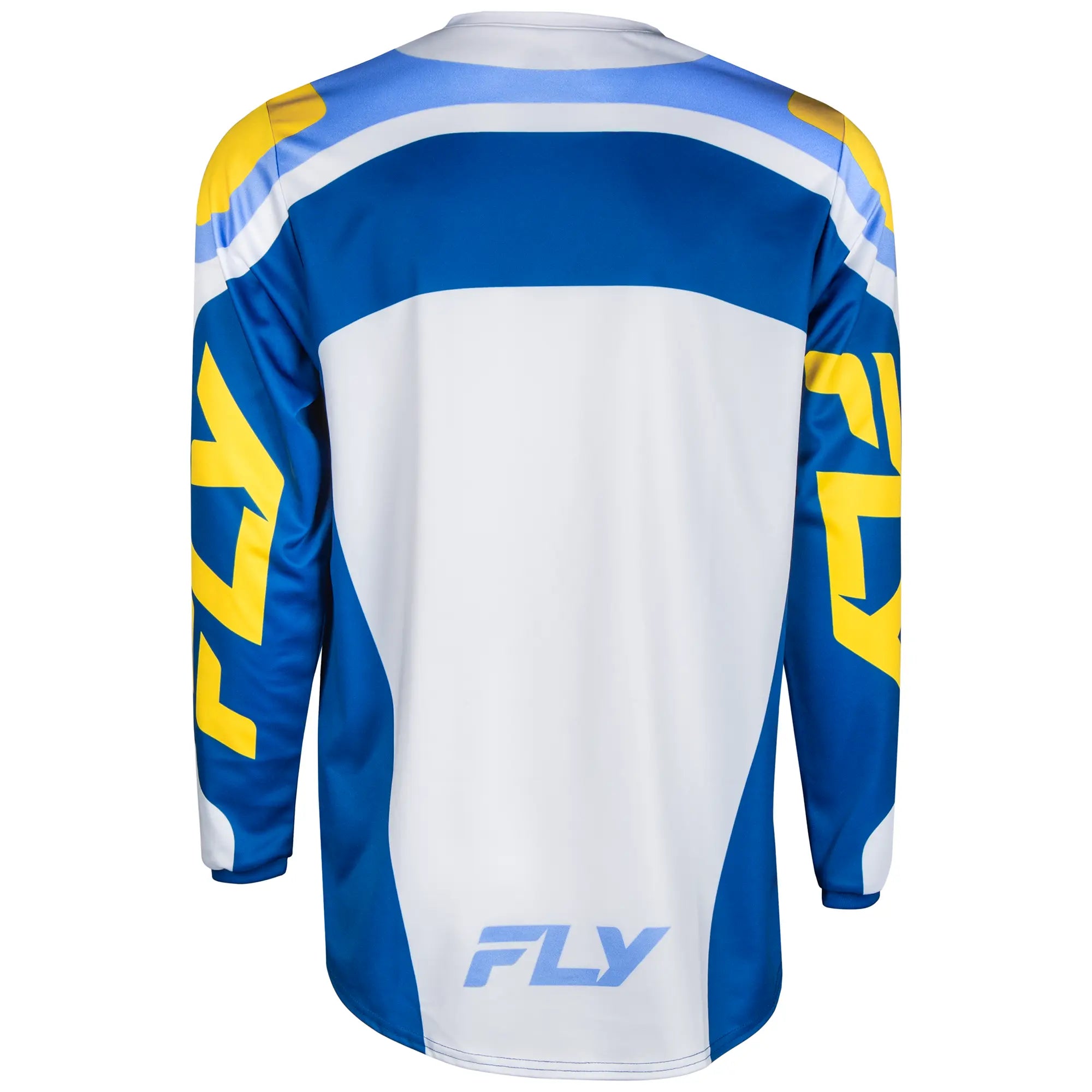 Fly Racing F-16 MX Jersey White / Dark Blue / Yellow - FREE UK Shipping, FREE 365 Day Returns | Moto Central