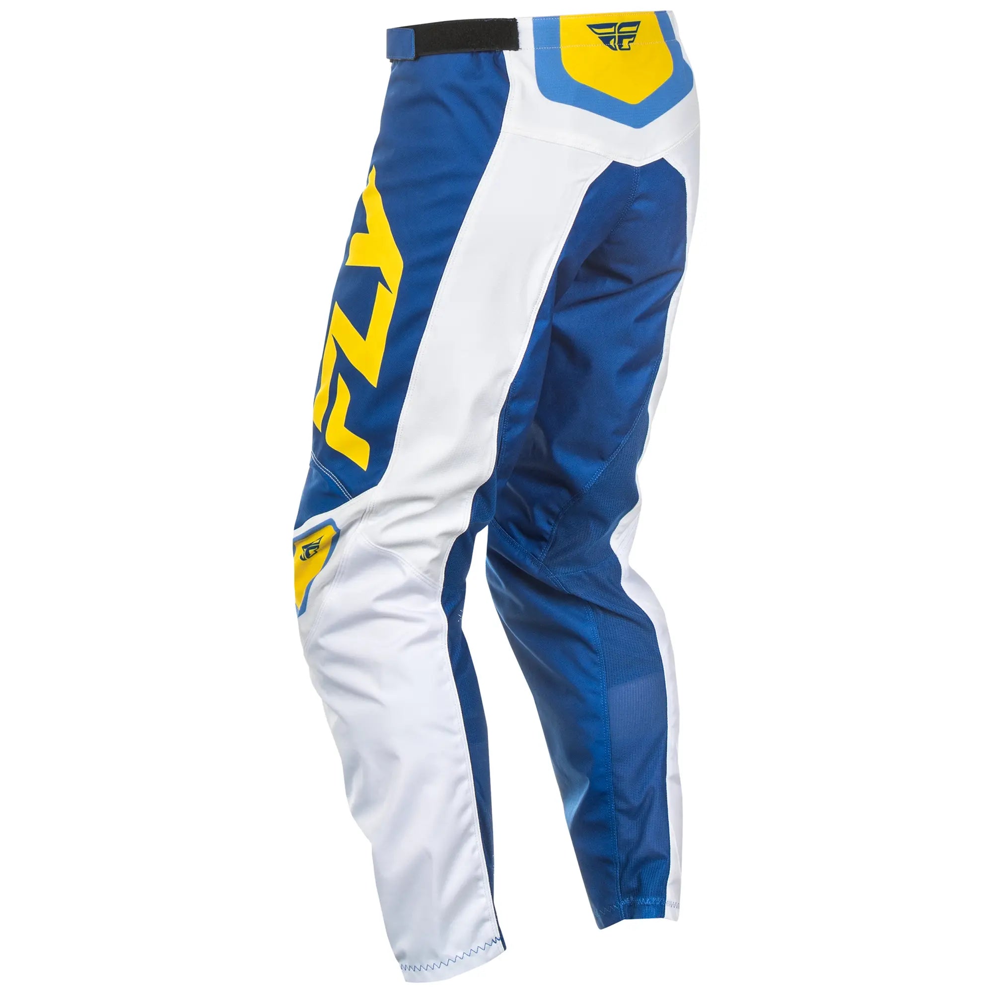 Fly Racing F-16 MX Trouser White / Dark Blue / Yellow - FREE UK Shipping, FREE 365 Day Returns | Moto Central