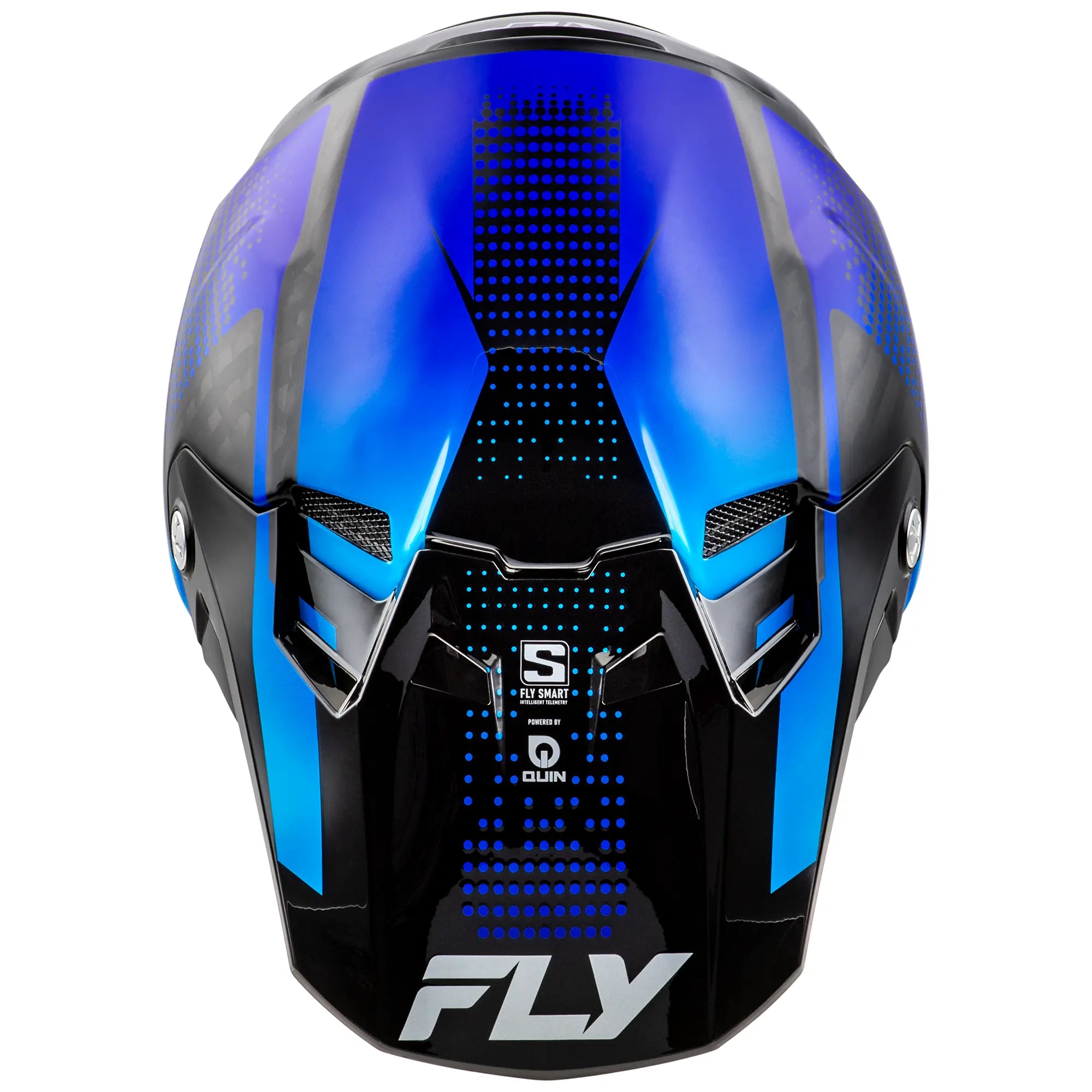 Fly Racing Formula S Protocol Carbon Black Carbon / Blue - FREE UK Shipping, FREE 365 Day Returns | Moto Central