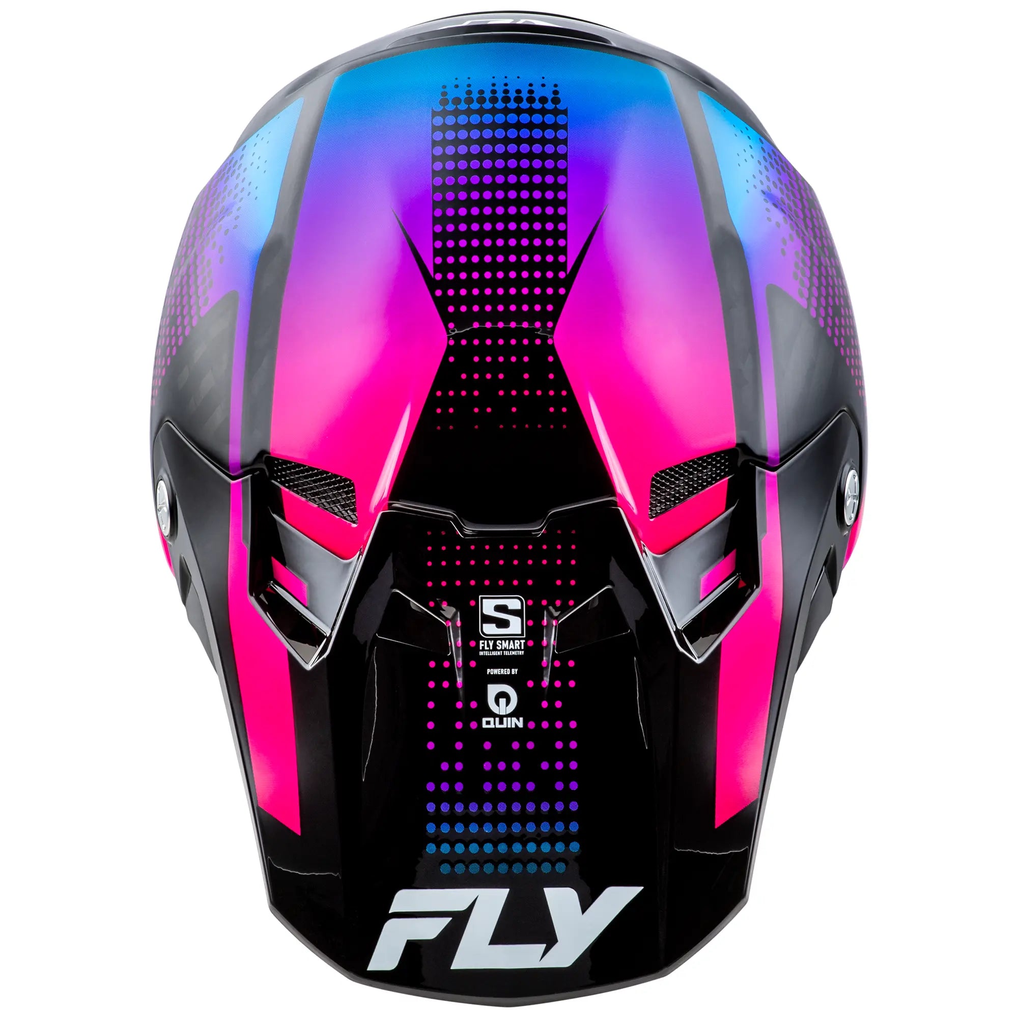 Fly Racing Formula S Protocol Carbon Black Carbon / Blue / Pink - FREE UK Shipping, FREE 365 Day Returns | Moto Central