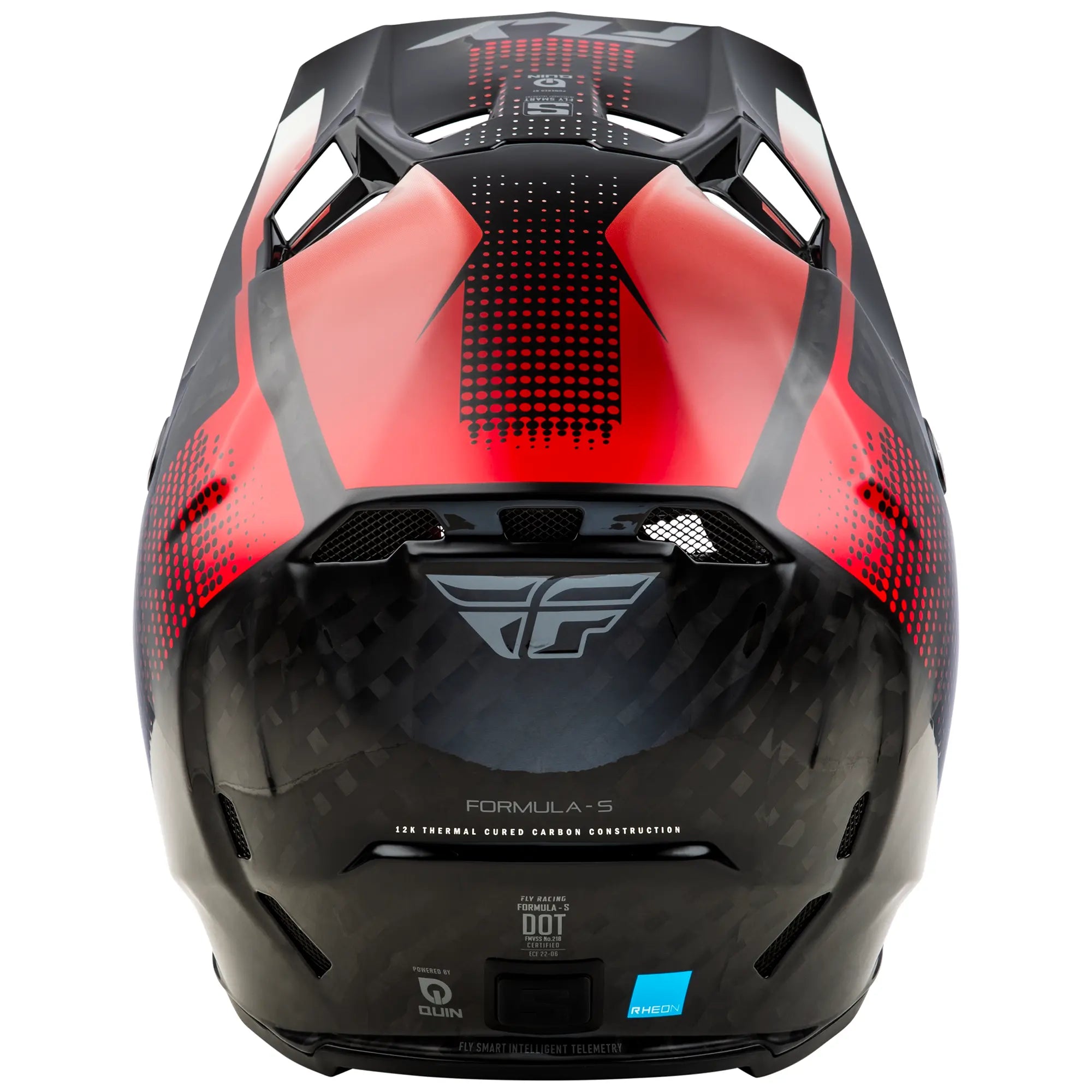 Fly Racing Formula S Protocol Carbon Black Carbon / Red - FREE UK Shipping, FREE 365 Day Returns | Moto Central