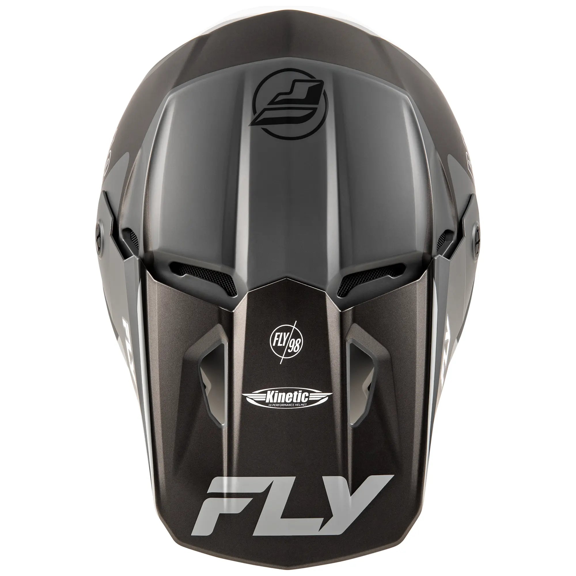 Fly Racing Kinetic Rally Matte Grey / Black / White - FREE UK Shipping, FREE 365 Day Returns | Moto Central