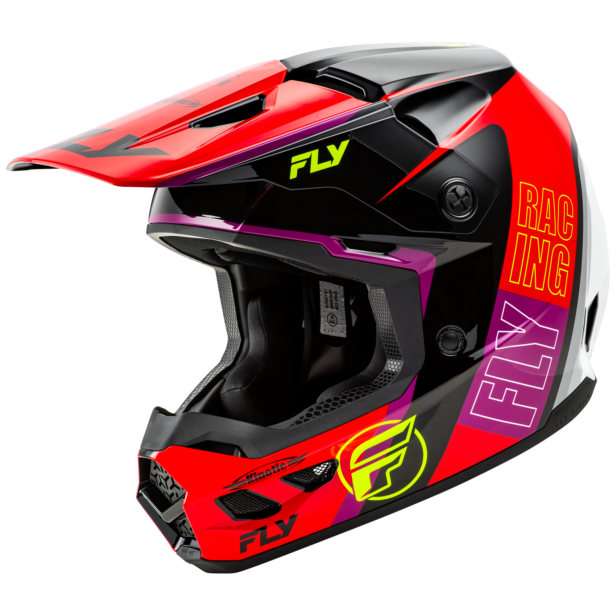 Fly Racing Kinetic Rally Red / Black / White - FREE UK Shipping, FREE 365 Day Returns | Moto Central